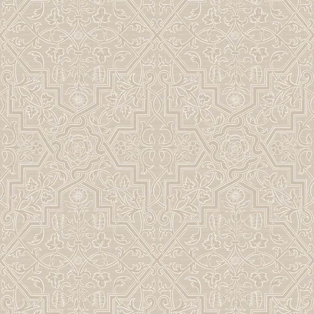 Rosenvinge Beige Ironworks Transitional Non Woven Blend Wallpaper 2 Rolls